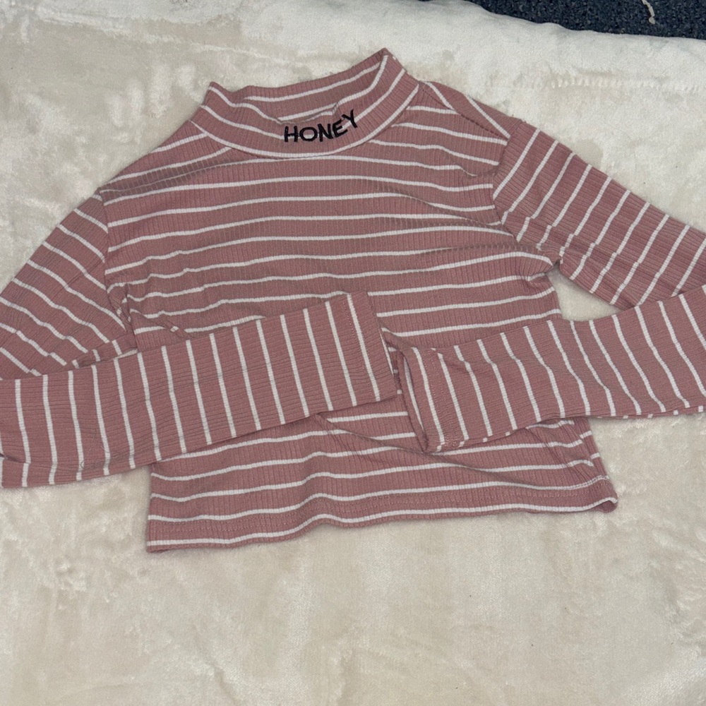 Dazy patterned long sleeve top